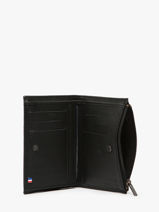 Wallet With Coin Purse Madras Leather Etrier Black madras EMAD619-vue-porte