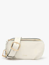 Sac Banane Torsade Cuir Etrier Blanc torsade ETOS022M